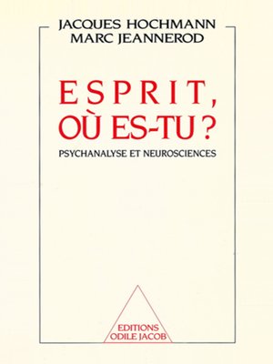 cover image of Esprit, où es-tu ?